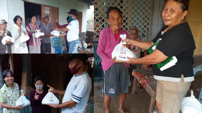 Sahabat Joune Ganda Terus Bergerak Salurkan Ribuan Paket Bantuan Sampai ke Pelosok