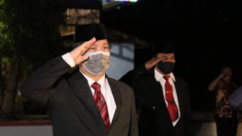 Wagub Steven Kandouw Pimpin Renungan Suci di TMP Kairagi