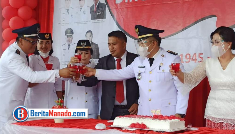 HUT RI, Ada Toast Kenegaraan di Kecamatan Kawangkoan Utara