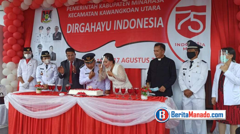 HUT RI, Ada Toast Kenegaraan di Kecamatan Kawangkoan Utara