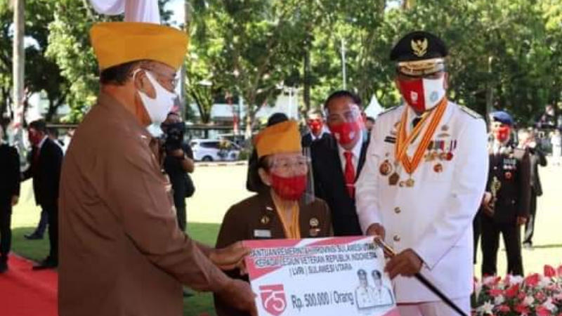 HUT ke-75 RI: Olly Dondokambey-Steven Kandouw Bantu Pejuang Sulut