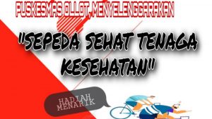 PKM Ollot Gelar Lomba Sepeda, Hilangkan Stres Selama Masa Pandemi
