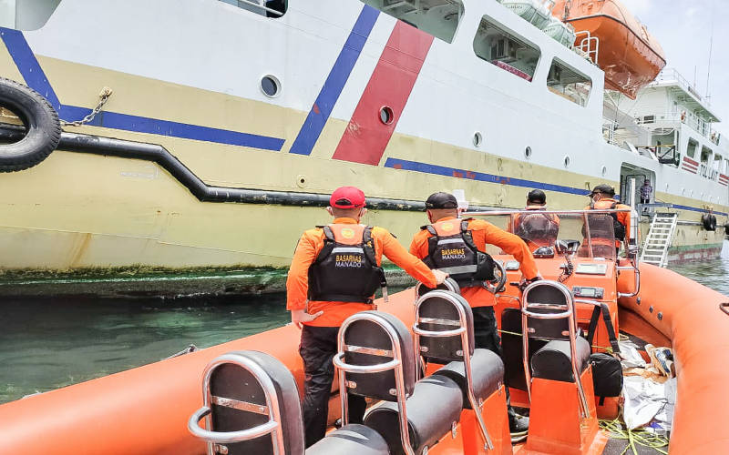 KM Sabuk Nusantara 109 Kandas di Area Pelabuhan Bukide
