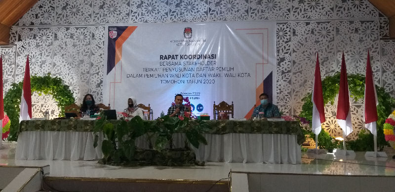 KPU Tomohon Gelar Rakor Penyusunan Daftar Pemilih
