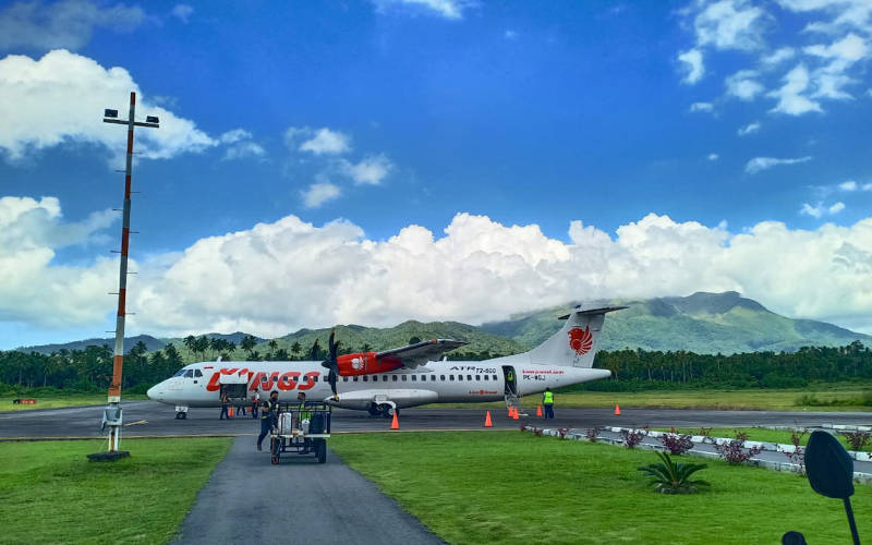 Sempat Sepi Penumpang, Wings Air Akhirnya Terbang Lagi ke Sangihe