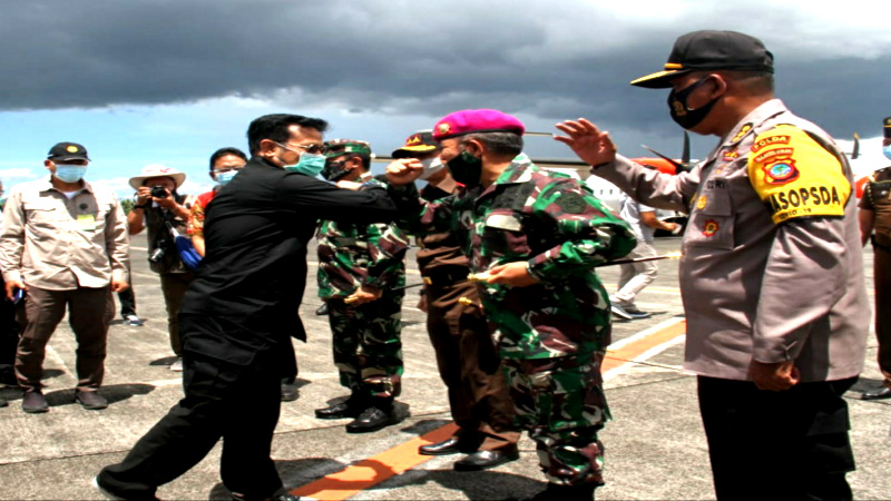 Danlantamal VIII Dampingi Menteri Pertanian Saat Kunker Ke Provinsi Sulut