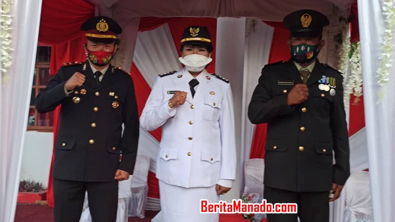 Kecamatan Langowan Barat Kompak Hingga Upacara Penurunan Bendera