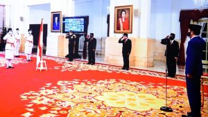 Presiden Kukuhkan Paskibraka Peringatan Kemerdekaan 75 Tahun RI
