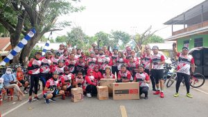 Tim TGC Jadi Peserta Terbanyak pada Gowes Pengawasan “Tolak Politik Uang” di Boltim