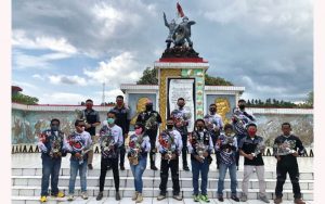 YNCI Regional Sulawesi Utara Gelar Touring Merdeka, Tabur Bunga Hingga Bersih Pantai