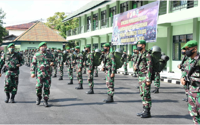 Brigjen TNI Prince Meyer Putong Lepas Satgas Operasi Pengamanan Pulau-pulau Kecil Terluar