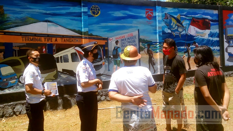 Terminal Tangkoko Bitung Sukses Gelar Lomba Mural, Ini Dia Juaranya