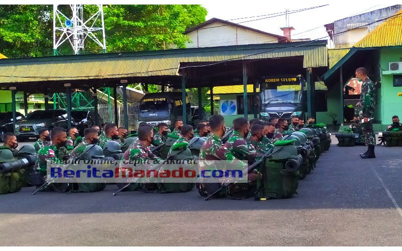 Brigjen TNI Prince Meyer Putong Lepas Satgas Operasi Pengamanan Pulau-pulau Kecil Terluar