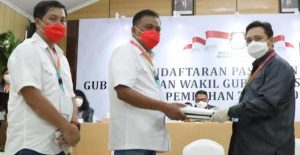 Resmi Terdaftar, Olly Dondokambey-Steven Kandouw Puji Kinerja KPU Sulut