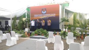 Tinjau Persiapan Pendaftaran Cagub dan Cawagub, Ini Pesan Kapolda Sulut