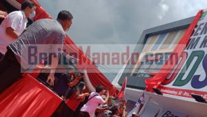 Olly Dondokambey-Steven Kandouw Resmikan Sekretariat Tim Kampanye