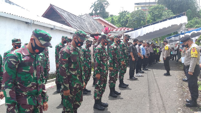PILWALKOT TOMOHON: 155 Personil Siap Amankan Tahapan Pendaftaran Calon Kepala Daerah Tomohon