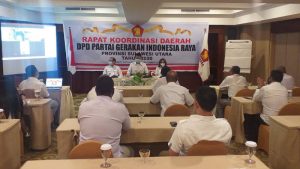 Rapatkan Barisan Menangkan Olly Dondokambey-Steven Kandouw, Gerindra Sulut Gelar Rakorda