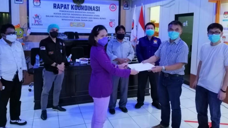 IDI Minut Rekomendasikan RSUP Prof Kandou Untuk Pemeriksaan Kesehatan Bapaslon
