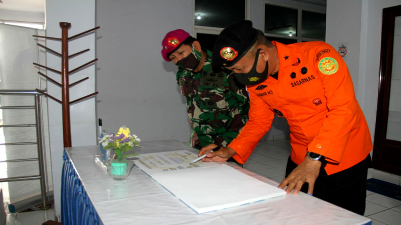 Danlantamal VIII Terima Kunjungan Dirops Basarnas