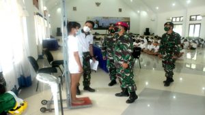 Brigjen Donar Rompas Pantau Seleksi Calon Prajurit TNI AL