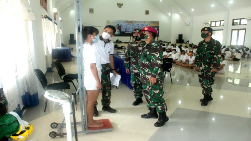 Brigjen Donar Rompas Pantau Seleksi Calon Prajurit TNI AL