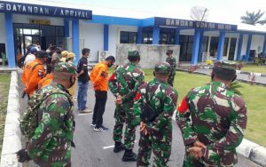 Satgas Angkutan Udara Perketat Pengawasan Protokol Kesehatan di Bandara Naha