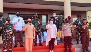 Senator Maya Rumantir, Diundang Khusus Kapolda Sulut Launching Gerakan Sejuta Masker