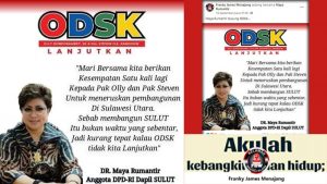 Maya Rumantir Bantah Beri Dukungan Kepada ODSK