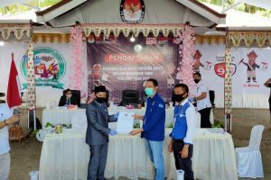 Tak Jadi Maju, Tomy Sumendap Dampingi Amalia Landjar-Uyun Pangalima Daftar di KPU Boltim