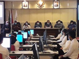 Sekda Sonny Warokkah Wakili Bupati Boltim Buka Pelaksanan Tes SKB di BKN Regional XI