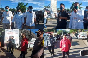 Pengundian Nomor Urut, Ama – Uyun, Sachrul – Oskar, Suhendro – Rusdi Tiba di KPU Boltim