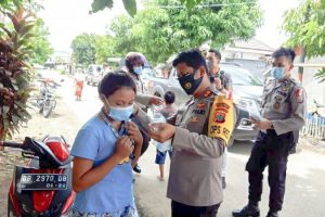 Pencanangan Gerakan Sulut Sejuta Masker Terus Digalakkan Kapolres Boltim Irham Halid
