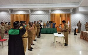 5 Pejabat Tinggi Pratama Dilingkup Pemkab Sangihe Dilantik