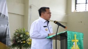 Pjs Gubernur Agus Fatoni Masifkan Gerakan Sulut Bermasker