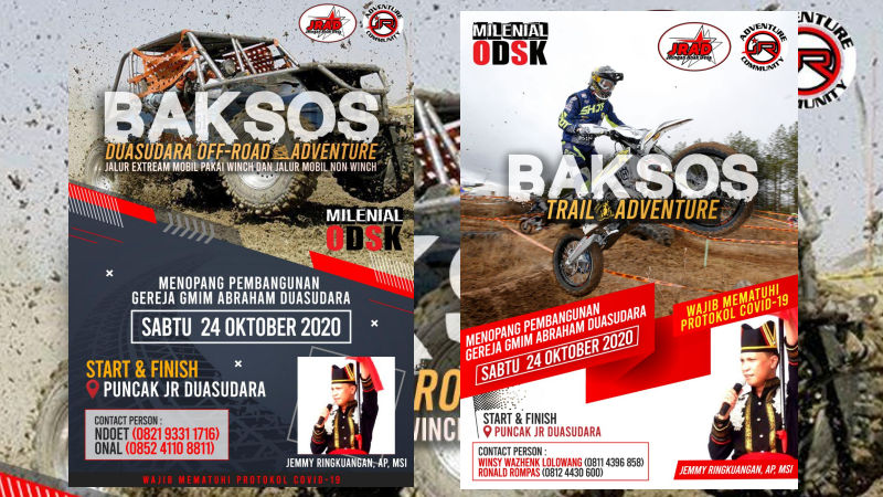 Dua Iven Pacu Adrenalin Ini Bakal Digelar di Puncak JR Duasudara Bitung
