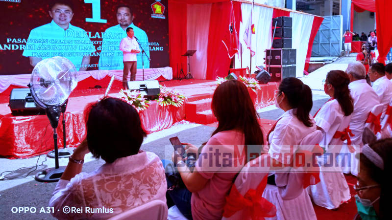 Ketua Gerindra Sulut Melky Suawah Nilai Andrei Angouw - Richard Sualang Pemimpin yang Visioner