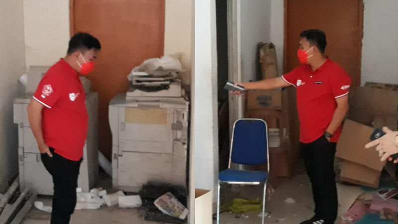 Sidak Kantor Bupati Minut, Clay Dondokambey: Bukan Hanya Corona, Torang Bisa Kena Disentri