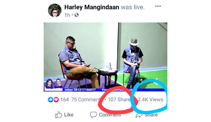 Julyeta Runtuwene - Harley Mangindaan Sapa Ribuan Pendukung di Medsos