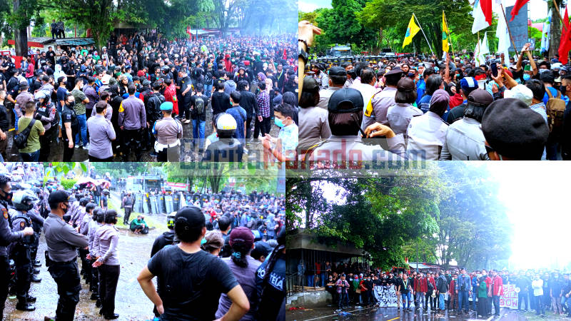 Unjuk Rasa Tolak Omnibus Law Cipta Kerja, 650 Personil Kepolisian Lakukan Pengamanan