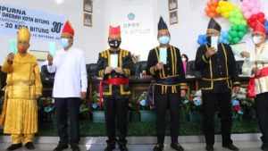 VIDEOGRAFIS: Pjs Gubernur Agus Fatoni Launching Gerakan Sulut Bermasker di HUT Kota Bitung