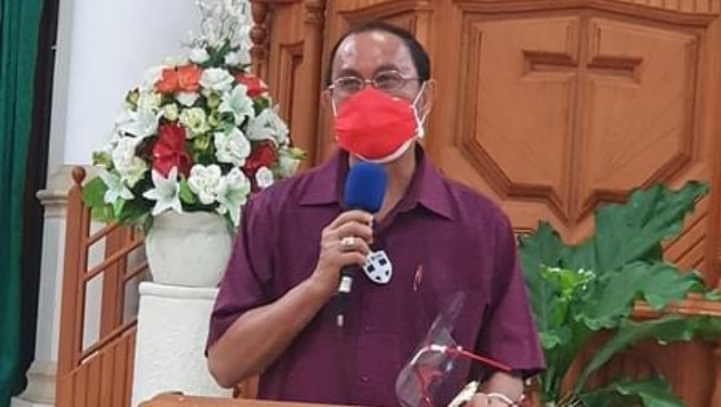 Royke Roring Ajak P/KB GMIM Sion Perak Sorong Doakan Penanganan COVID-19
