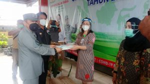 Sambangi Kepulauan Sangihe, Bakamla dan Kemensos RI Salurkan Bansos