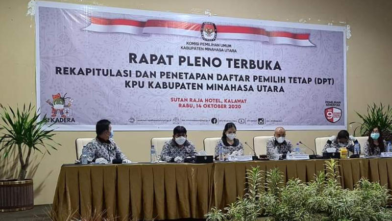 DPT Minut 151.147 Pemilih, Berkurang 11 Ribu dari Pileg