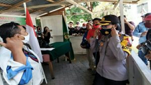 Cegah Penyebaran Covid-19, Kapolres Minut Bersama Forkopimda Pimpin Operasi Yustisi