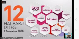Meidy Tinangon Jelaskan 12 Hal Baru Saat di TPS Nanti