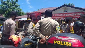 Pilkada di Tengah Pandemi, Kapolres Bolmut Eko Kurniawan Sidak Puluhan Kendis
