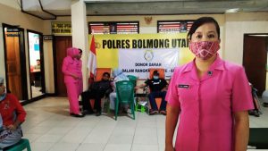 HKGB ke-68, Bhayangkari Bolmut Gelar Donor Darah
