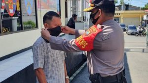 Lakukan Operasi Yustisi di Pasar Girian, Polres Kota Bitung Jaring 11 Pelanggar Protokol Kesehatan