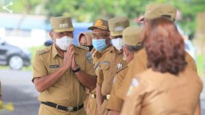 Sembuh dari COVID-19, Bupati Depri Pontoh Ingatkan ASN Disiplin ProKes